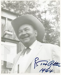 Tex Ritter autograph