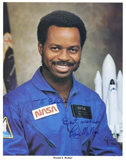 Ronald McNair autograph