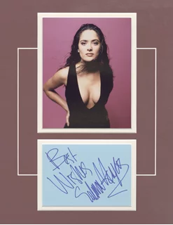 Salma Hayek autograph