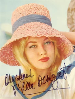 Mylene Demongeot autograph
