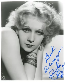 Anita Page autograph