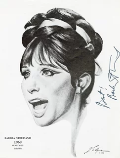 Barbra Streisand autograph