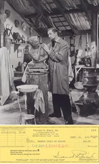 Vincent Price autograph