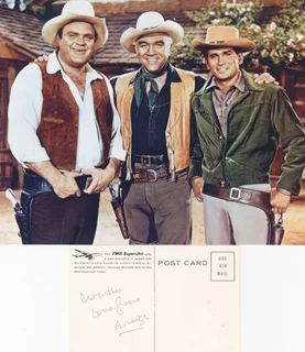 Lorne Greene autograph