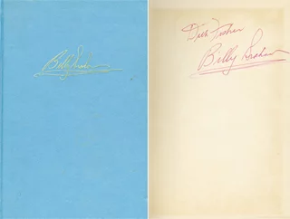 Billy Graham autograph