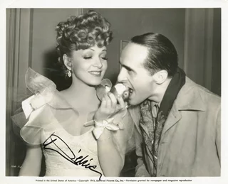 Marlene Dietrich autograph