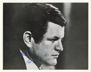 Ted Kennedy autograph