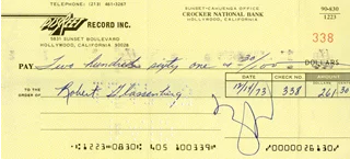 Frank Zappa autograph