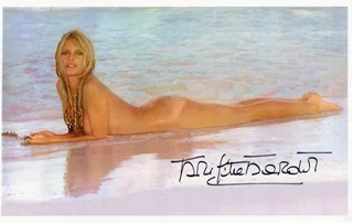 Brigitte Bardot autograph