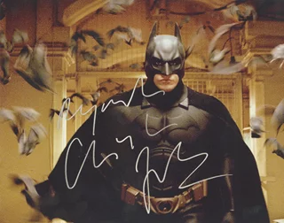 Christian Bale autograph