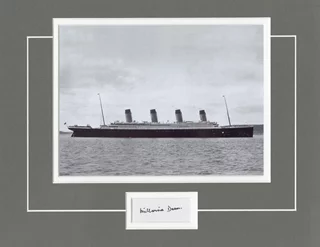 Millvina Dean autograph