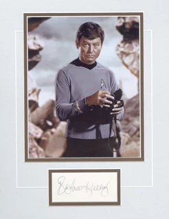 Deforest Kelley autograph