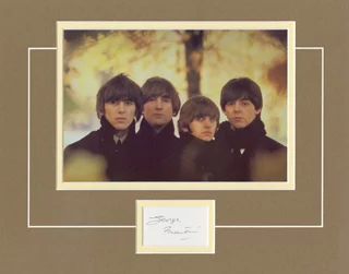 George Martin autograph