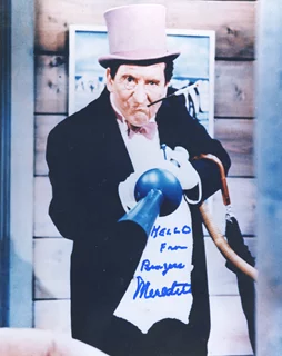 Burgess Meredith autograph