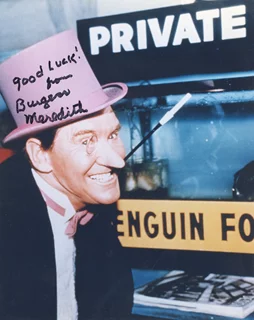 Burgess Meredith autograph