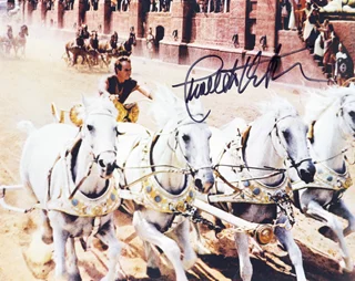 Charlton Heston autograph