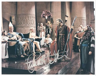 Charlton Heston autograph