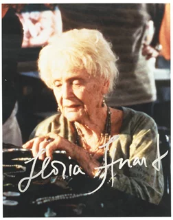 Gloria Stuart autograph