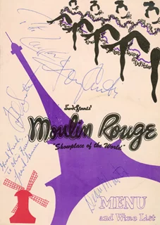 The Rat Pack autograph