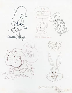 Cartoonists autograph