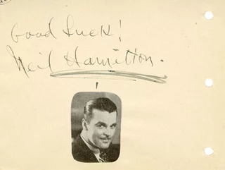 Neil Hamilton autograph