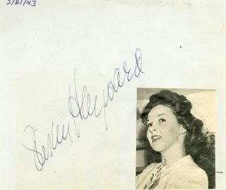 Susan Hayward autograph