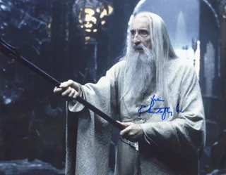 Christopher Lee autograph