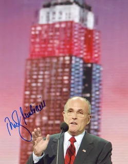 Rudy Giuliani autograph