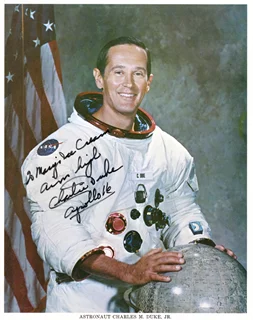 Charlie Duke autograph