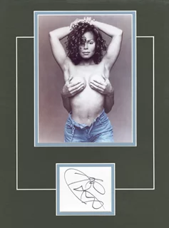 Janet Jackson autograph