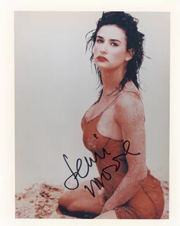 Demi Moore autograph