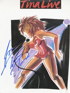 Tina Turner autograph