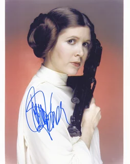 Carrie Fisher autograph
