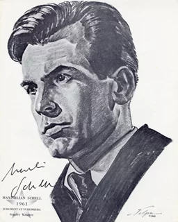 Maximilian Schell autograph