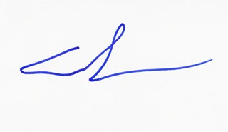 George Lucas autograph