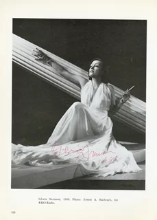 Gloria Swanson autograph
