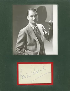 Brian Aherne autograph