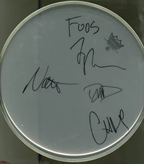 Foo Fighters autograph