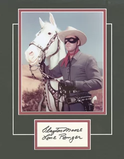 Clayton Moore autograph