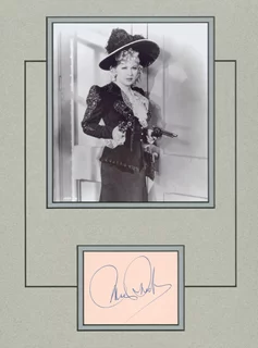Mae West autograph