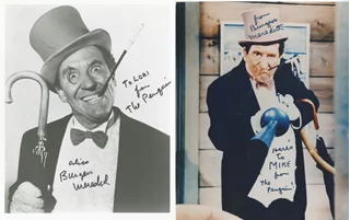 Burgess Meredith autograph