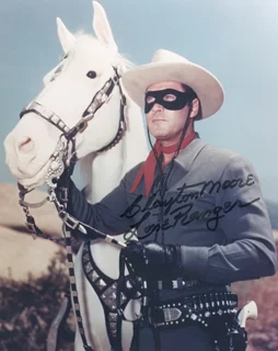 Clayton Moore autograph