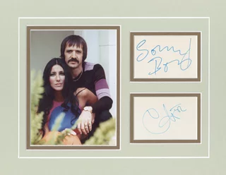 Sonny and Cher autograph