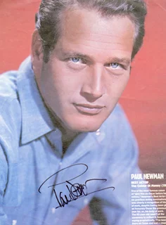 Paul Newman autograph