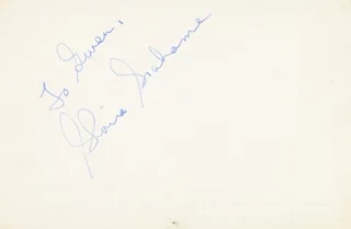 Gloria Grahame autograph