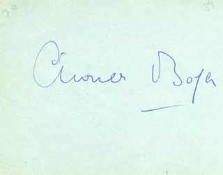 Charles Boyer autograph