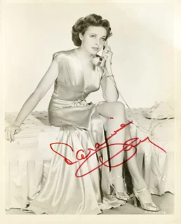 Laraine Day autograph