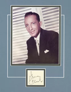 Bing Crosby autograph