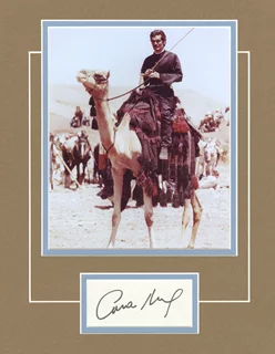 Omar Sharif autograph