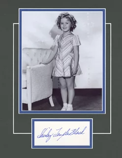 Shirley Temple autograph
